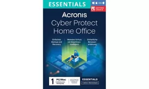 Acronis Cyber Protect Home Office Essential zuvor True Image 1 - 5 Geräte NEU - Bild 1 von 1