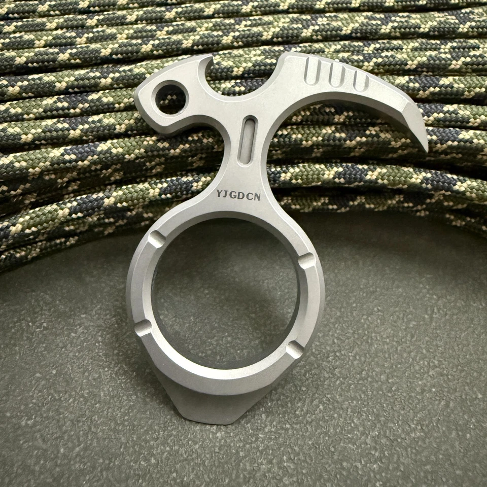 RIHE Design TC4 TITANIO PALANCA HERRAMIENTA HOZ EDC abrebotellas Foto 1 de 4