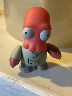 Kidrobot FUTURAMA Mini Series 1 ZOIDBERG 3" Vinyl Figure 2009 *No Stethoscope* - Image 1 of 3