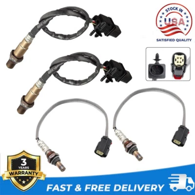 Sensores de O2 aguas arriba + aguas abajo para Ford Flex Taurus Mustang Lincoln MKT 4 PIEZAS EE. UU. Foto 1 de 4
