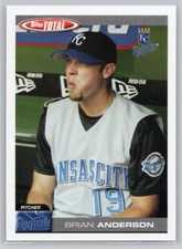 2004 TOPPS TOTAL #644 BRIAN ANDERSON  KANSAS CITY ROYALS