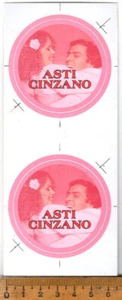 2 alte Aufkleber : Asti Cinzano (80er Jahre) - Bild 1 von 1