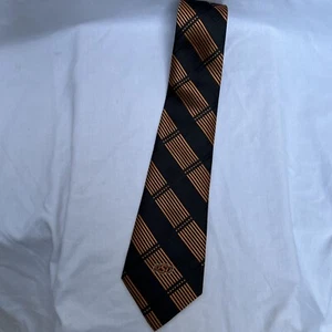 Gently used Oklahoma State University Cowboys polyester striped neck tie - Picture 1 of 4