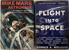Mike Mars Astronaut Flight Into Space Donald Wollheim 2hc lot 1st editions