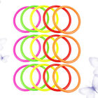 15Pcs Plastic Ring Toss Game Set for Kids Outdoor Carnival Games