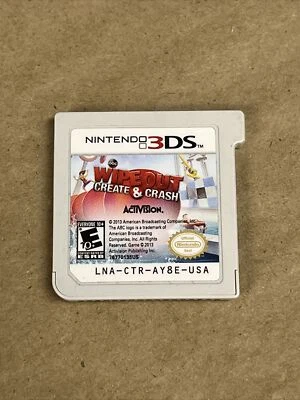 Wipeout: Create & Crash (Nintendo 3DS, 2013) Cartridge Only - Image 1 of 2