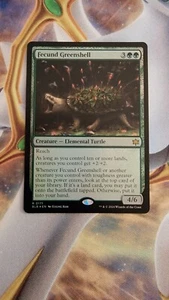 MTG BLB Fecund Greenshell Foil NM - Picture 1 of 2