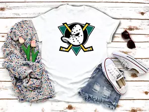 Mighty Ducks Hockey Team kurzärmliges Damen-T-Shirt 3/4 A793 - Bild 1 von 2