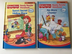 Fisher Price Ready Reader Storybook Lot of 2 Books Book 1 and Book 2 Preschool - Picture 1 of 4
