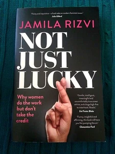 NOT JUST LUCKY, BY JAMILA RIZVI (TRADE PAPERBACK) LIKE NEW FREE SHIPPING - Picture 1 of 2