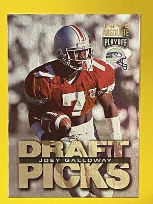 Joey Galloway 1995 Absolute Rookie #187 Seattle Seahawks - Image 1 of 2