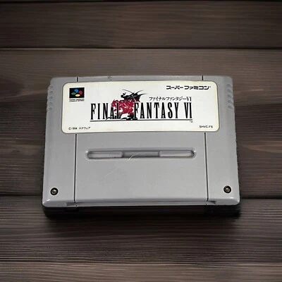Final Fantasy VI 6 Nintendo Super Famicom NTSC-J SVHC-F6 VINTAGE Japan Import - Image 1 of 2