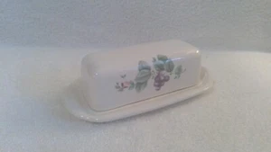 Vintage Pfaltgraff "Traubenrebe" Butterdose, EUC, aufbewahrt im Porzellanschrank, ohne Box - Bild 1 von 7