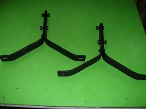 1970 Dodge D100 Sweptline truck rear bumper brackets Dude back OEM - Picture 1 of 5