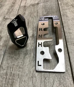 Can Am X3 Stainless Shift Gate & Billet Shifter Shift Knob XRS XRC Max Turbo - Picture 1 of 12