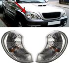 LH and RH Combination Headlights for Hyundai Terracan Clear Front Lamps