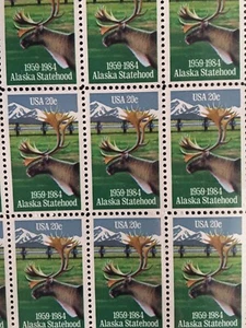 Scott # 2066, 20 cent Alaska Statehood 25th Anniv. - Picture 1 of 2