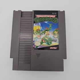 Cartuccia gioco vintage 1985 Nintendo NES Teenage Mutant Ninja Turtles TNMT non testata