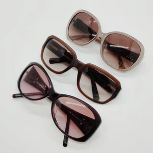 Salvatore Ferragamo Sunglasses 3 set Brown Metal 1560286 - Picture 1 of 11