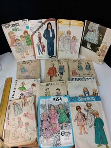 13 Vintage Schnittmuster Kinder 50er Jahre Kleidung Kindergrößen Konvolut " - Bild 1 von 14