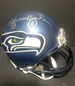 Matt Hasselbeck Signed Seattle Seahawks Mini Helmet COA Sticker - Picture 1 of 3