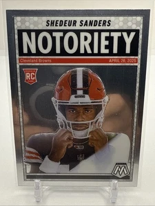 2025 Panini Mosaic Shedeur Sanders - Notoriety RC - Browns 🔥 - Bild 1 von 2
