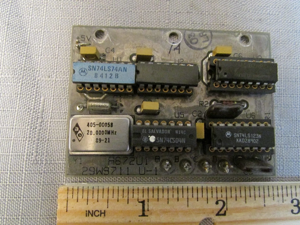 20.0000 MHz Oscillator Circuit 405-00058 89-21 - Image 1 of 1