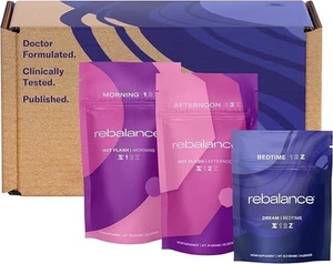 Rebalance Hot Flash System Menopause Supplement Hormone Balance Treatment 1Month - Picture 1 of 8