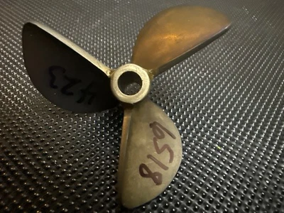 #119 latón 6518/423.  Hélice de 1/4"" 65 mm 3 palas 6518 hélice barco de radiocontrol Foto 1 de 3