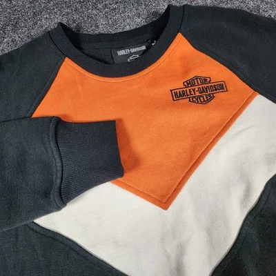 Sudadera para mujer Harley-Davidson Race Crew Bar & Shield cuello redondo pequeña Foto 1 de 4