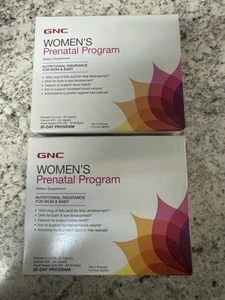 GNC Women’s PRENATAL 30 DAY PROGRAM ( 3 Bottle Set 30 Day Prog ) BEST BY 09/25 - Picture 1 of 4
