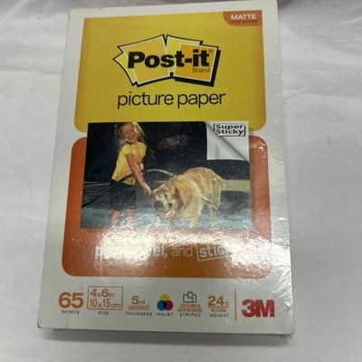 Post-it Picture Paper Semi Gloss 65 Sheets 4" x 6" - Image 1 of 2