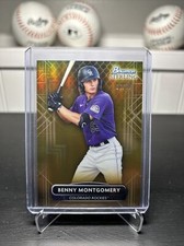 Benny Montgomery 2022 Bowman Sterling Prospects Gold Refractor #19/50 BSP-84