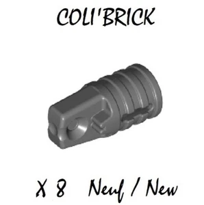 Lego 30552 - 8x hinge cylinder 1x2 locking - Gris F. / Dark bluish gray - NEW - Imagen 1 de 1