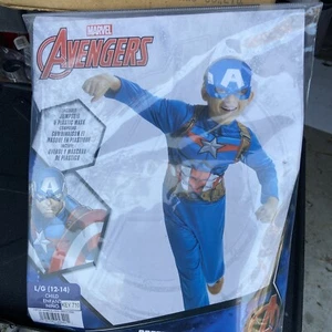Kostüm Captain America Kinder Größe Large 12-14 - Bild 1 von 2