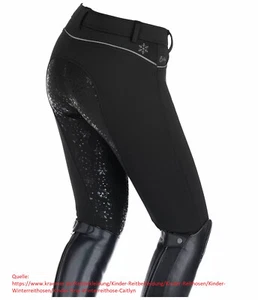 Reithose Winterreithose Mädchen schwarz Gr 140 - Bild 1 von 8