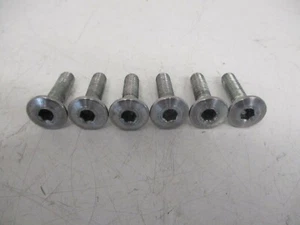 Screws Rear Wheel Brake Disc 6 Pieces Kawasaki GPZ1000RX ZXT00A 86-88 - Picture 1 of 2