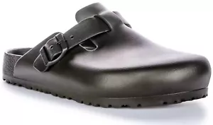 Sandalia Unisex Birkenstock Boston Eva De Playa De Goma Negra 7-12 - Imagen 1 de 6