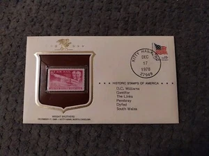 USA FIRST DAY COVER 1978 HISTORIC STAMPS OF AMERICA WRIGHT BROTHERS - Picture 1 of 2