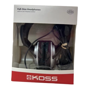Koss UR29 Over-Ear Mix Jockey Headphone with In-Line Mic Silver (Y77570) - Picture 1 of 2