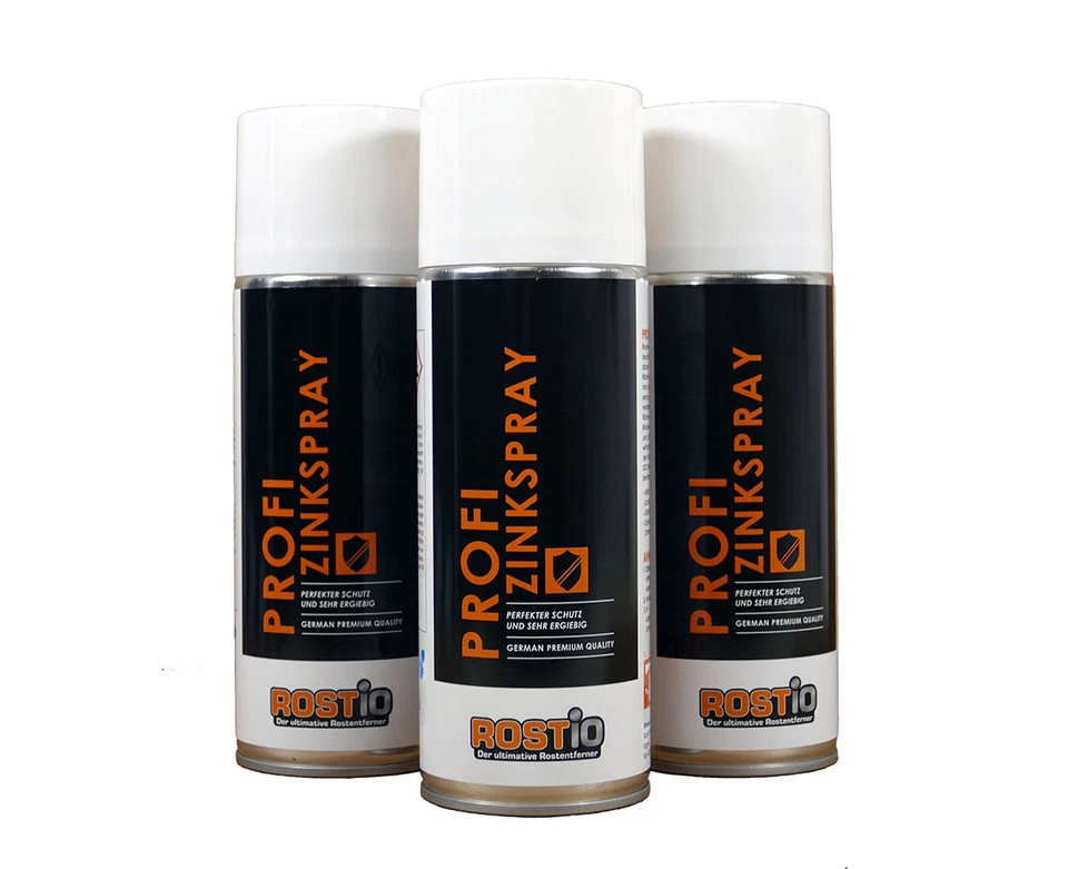 3 x Rostio zinc spray zinc primer zinc primer rust protection 3-piece set - Image 1 of 1