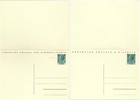 REPUBBLICA 1953 INTERO POSTALE SIRACUSANA L. 20 + RISPOSTA PAGATA FILAGRANO C156