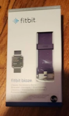 FitBit Blaze Classic Accessory Band Replacement L / G Black In The BOX NEW - Image 1 of 2