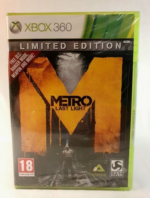 metro last light edicao limitada com dlc - jogo xbox 360 - Retro Games