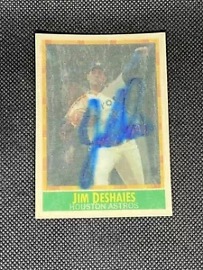 Jim Deshaies Houston Astros 1990 Sportflics signierte Autokarte #32 ~ COA - Bild 1 von 3
