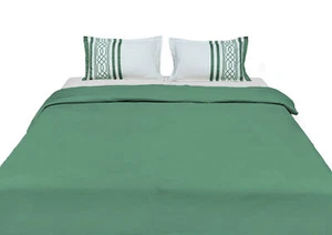 Scala Elegance in Every Stitch: Geometric Embroidery Cotton Duvet Cover Set - Picture 1 of 177