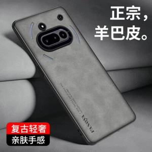 Funda para teléfono For Nothing (3a), retro de cuero mate suave para teléfono a prueba de golpes - Imagen 1 de 17