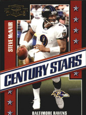 2007 Donruss Threads Century Stars Gold #CS-14 Steve McNair