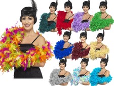 Deluxe Feather Boa Flapper Burlesque Accessory 180cm Long 80G Fancy Dress