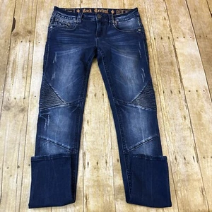Pantalones de mezclilla ajustados Rock Revival para mujer de punto grueso talla 27 (31X32) - Imagen 1 de 18